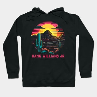 Hank Williams Jr / Retro Style Country Fan Design Hoodie